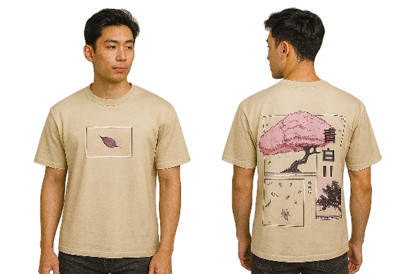 "Sakura Drift Tee"